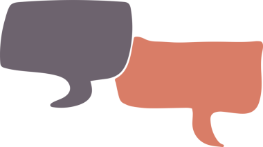 Konuşma kabarcığı renkli öge