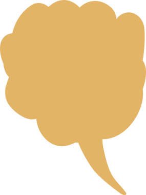 Konuşma kabarcığı renkli öge