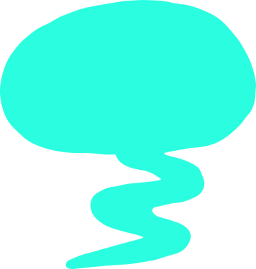 Konuşma kabarcığı renkli öge