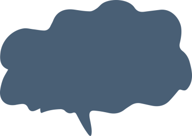 Konuşma kabarcığı renkli öge