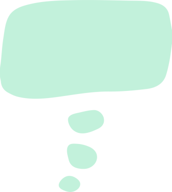 Konuşma kabarcığı renkli öge