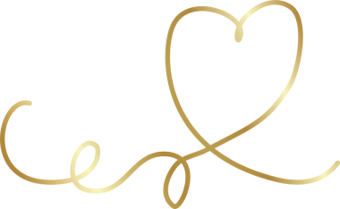 Kalp altın eli çizilmiş ikon, aşk, sevgililer günü, düğün