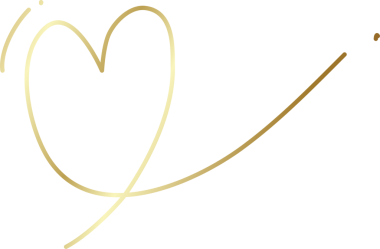 Kalp altın eli çizilmiş ikon, aşk, sevgililer günü, düğün