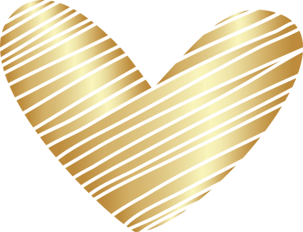 Kalp altın eli çizilmiş ikon, aşk, sevgililer günü, düğün