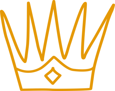 Altın kraliyet tacı Kral ve Kraliçe