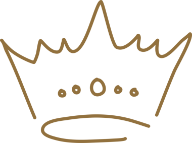 Altın kraliyet tacı Kral ve Kraliçe