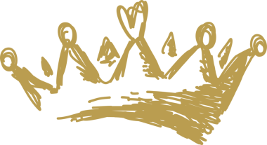 Altın kraliyet tacı Kral ve Kraliçe