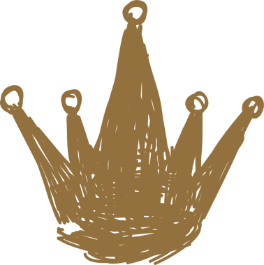 Altın kraliyet tacı Kral ve Kraliçe