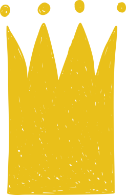 Altın kraliyet tacı Kral ve Kraliçe