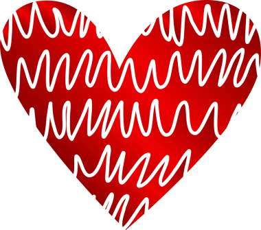 Aşk, düğün, sevgililer günü için kırmızı kalpler.