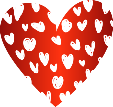 Aşk, düğün, sevgililer günü için kırmızı kalpler.