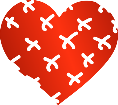 Aşk, düğün, sevgililer günü için kırmızı kalpler.