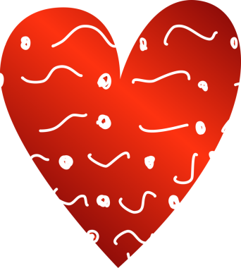 Aşk, düğün, sevgililer günü için kırmızı kalpler.