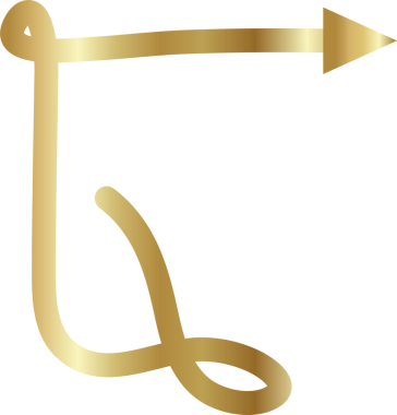 Altın ok çizgisi, sarmal, eğri