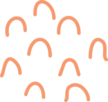 Çizgi karalama dekorasyonu ögesi