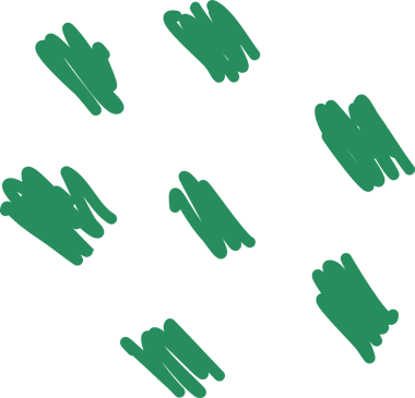 Çizgi karalama dekorasyonu ögesi