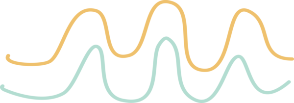 Çizgi karalama dekorasyonu ögesi