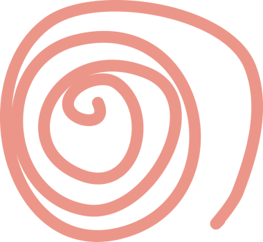 Çizgi karalama dekorasyonu ögesi