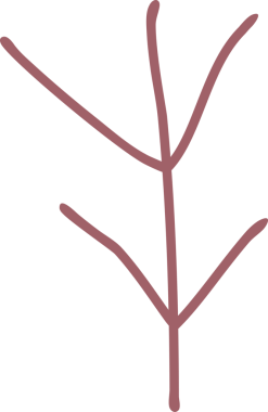 Çizgi karalama dekorasyonu ögesi