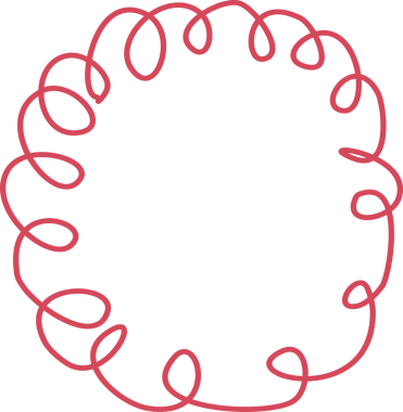 Çizgi karalama dekorasyonu ögesi