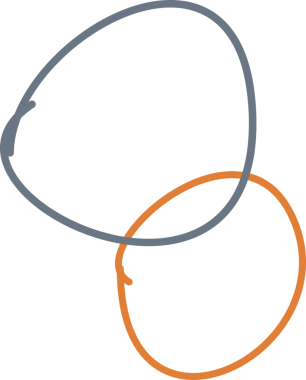 Çizgi karalama dekorasyonu ögesi