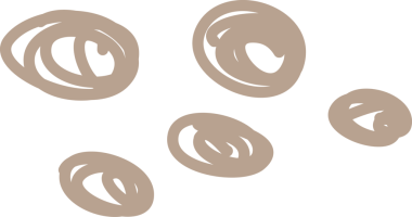 Çizgi karalama dekorasyonu ögesi