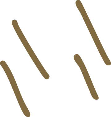 Çizgi karalama dekorasyonu ögesi