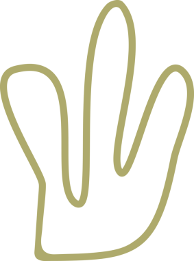 Çizgi karalama dekorasyonu ögesi