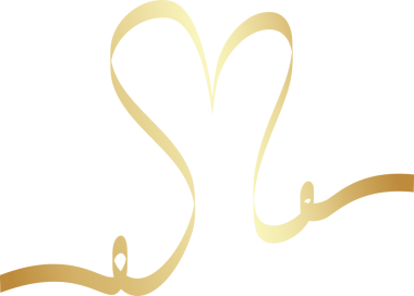 Kalp altın kurdeleler, aşk, sevgililer günü, kutlama