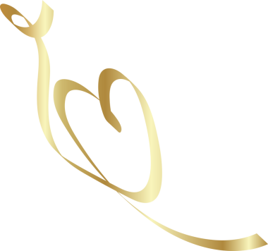 Kalp altın kurdeleler, aşk, sevgililer günü, kutlama