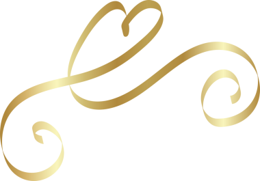 Kalp altın kurdeleler, aşk, sevgililer günü, kutlama