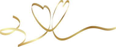 Kalp altın kurdeleler, aşk, sevgililer günü, kutlama