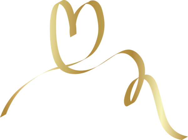 Kalp altın kurdeleler, aşk, sevgililer günü, kutlama