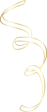 Altın kurdele çizgisi parlak gradyan, parti, bayram, etkinlik