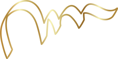 Altın kurdele çizgisi parlak gradyan, parti, bayram, etkinlik