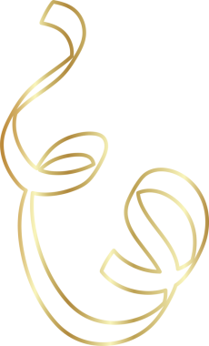 Altın kurdele çizgisi parlak gradyan, parti, bayram, etkinlik