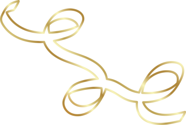 Altın kurdele çizgisi parlak gradyan, parti, bayram, etkinlik