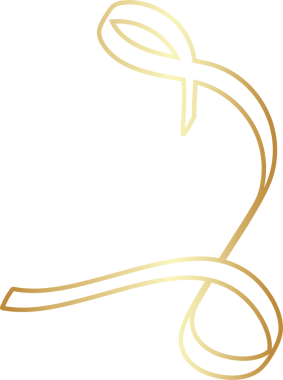 Altın kurdele çizgisi parlak gradyan, parti, bayram, etkinlik