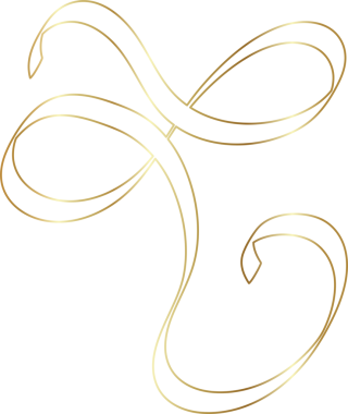 Altın kurdele çizgisi parlak gradyan, parti, bayram, etkinlik