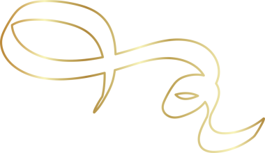 Altın kurdele çizgisi parlak gradyan, parti, bayram, etkinlik