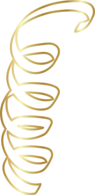 Altın kurdele çizgisi parlak gradyan, parti, bayram, etkinlik