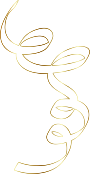 Altın kurdele çizgisi parlak gradyan, parti, bayram, etkinlik