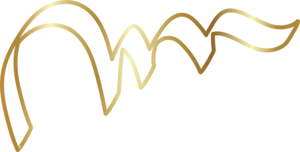 Altın kurdele çizgisi parlak gradyan, parti, bayram, etkinlik