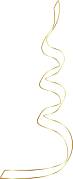 Altın kurdele çizgisi parlak gradyan, parti, bayram, etkinlik