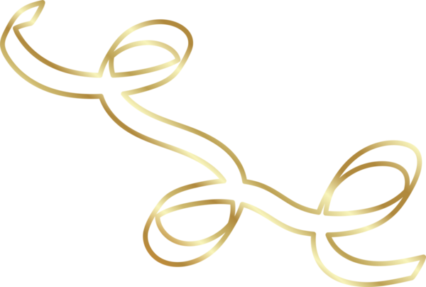 Altın kurdele çizgisi parlak gradyan, parti, bayram, etkinlik