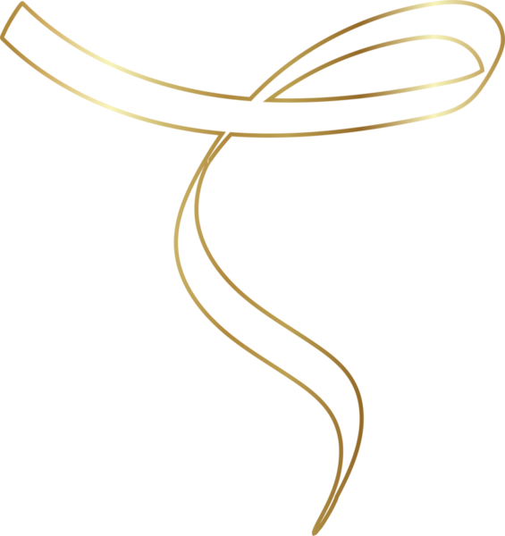 Altın kurdele çizgisi parlak gradyan, parti, bayram, etkinlik