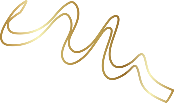 Altın kurdele çizgisi parlak gradyan, parti, bayram, etkinlik