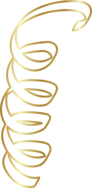 Altın kurdele çizgisi parlak gradyan, parti, bayram, etkinlik