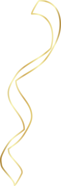 Altın kurdele çizgisi parlak gradyan, parti, bayram, etkinlik