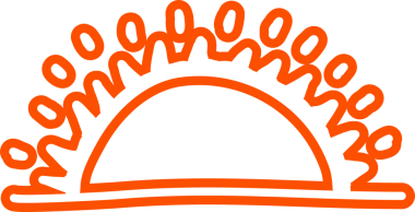 Güneş sembolleri el çizimi, güneş ışığı, gün batımı, güneş ışığı